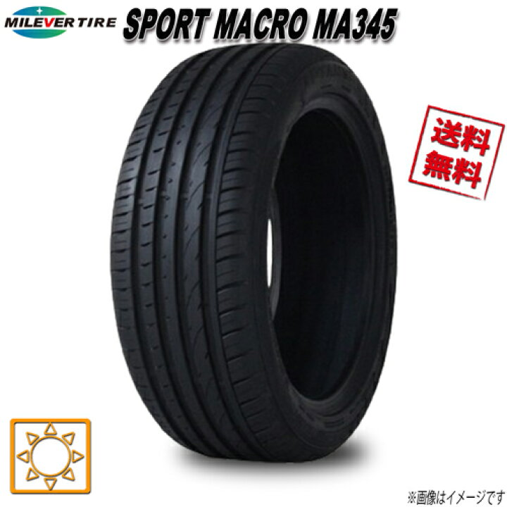楽天市場】165/40R17 72V XL 4本セット ミレバ—タイヤ スポーツマクロ 