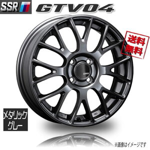 SSR GTV04 ���^���b�N�O���[ 15�C���` 4H100 5J+45 4�{ 73 �Ɣ�4�{�w���ő�������