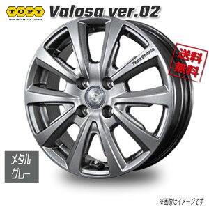 �g�s�[ VALOSA VER.02 ���^���O���[ 15�C���` 4H108 6J+25 4�{ 65.1 �Ɣ�4�{�w���ő�������