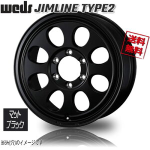 WEDS JIMLINE TYPE2 �W�����C���E�^�C�v2 �}�b�g�u���b�N 16�C���` 5H114.3 7J+38 4�{ 79.5 �Ɣ�4�{�w���ő�������