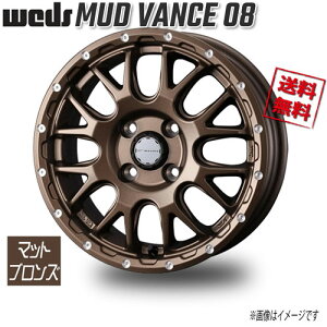WEDS MUD VANCE 08 �}�b�g�u�����Y 14�C���` 4H100 5J+35 1�{ 73 �Ɣ�4�{�w���ő�������