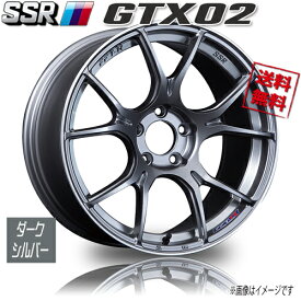 ホイール新品 1本のみ SSR GTX02 ダークシルバー 19インチ 5H114.3 8.5J+38 業販4本購入で送料無料 レクサス GS IS RC インプレッサ WRX