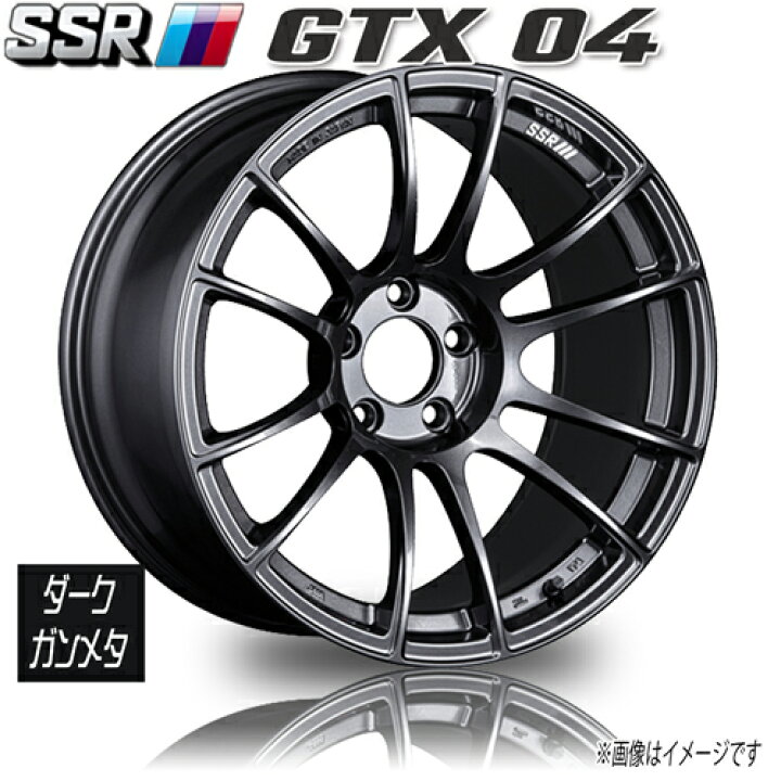 楽天市場】ホイール新品 4本セット SSR GTX04 ダークガンメタ スピ 