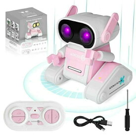 電動ロボット おもちゃ ラジコンロボット 2.4GHz 360°回転 LEDライト 音楽 デモ 多機能ロボット USB充電式 スマートロボット 入園祝い 幼稚園 子供の日 クリスマス 誕生日プレゼント 知育玩具