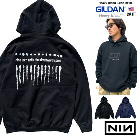 NINE INCH NAILS「THE DOWNWARD SPIRAL」ナインインチネイルズ フーディー バンドTシャツ インダストリアル オルタナ 90s