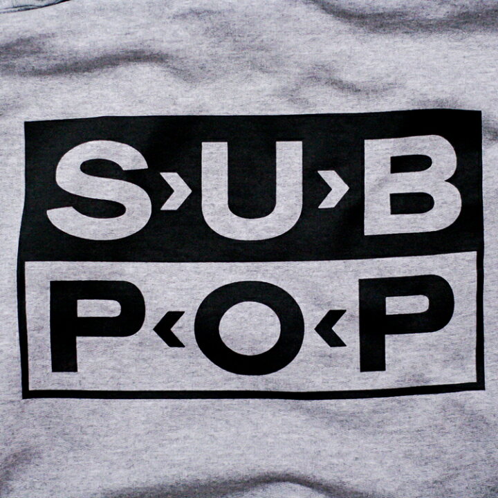 楽天市場】SUB POP「NO COMMENT」レーベルロゴ パーカー フーディー 