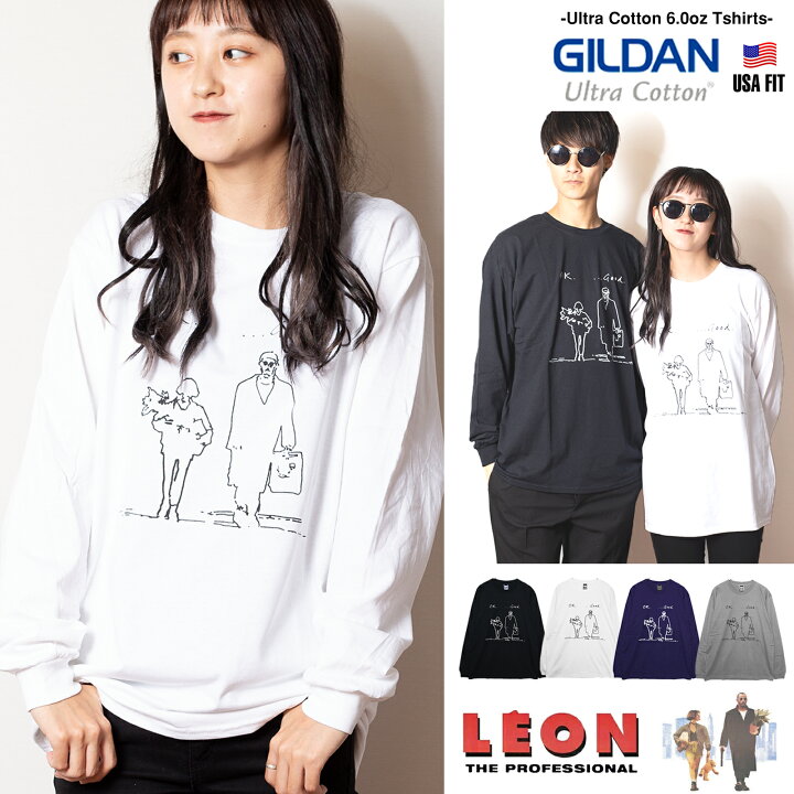 楽天市場】LEON レオン マチルダ「ok good...」 リブ ロンT (長袖T 