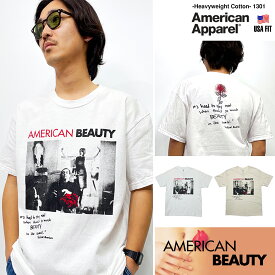 アメリカンビューティー American Beauty 1999「Mr.&Mrs.Burnham」 映画 Tシャツ 【American Apparel 1301】