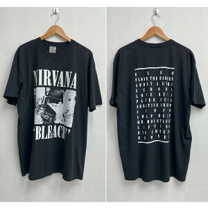 NIRVANA �j�����@�[�i �uBLEACH�v �o���h T�V���c �yComfort Colors�z KURT COBAIN�@�J�[�g�R�o�[���@90�N��@�I���^�i�e�B�u�@�O�����W�@���b�NT�V���c�@�o���hT�V���c ���B���e�[�W���C�N �t�F�[�hT�V