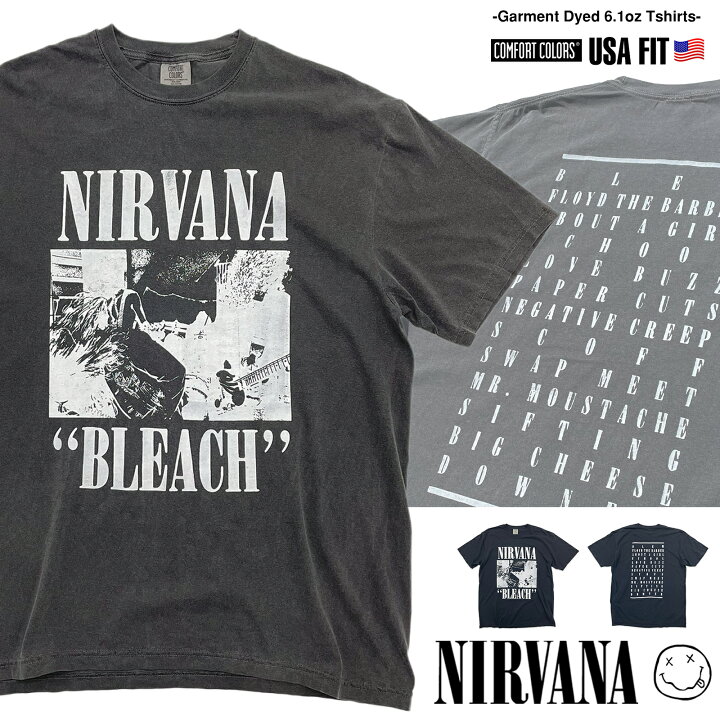 楽天市場】NIRVANA ニルヴァーナ 「BLEACH」 バンド Tシャツ 【Comfort  