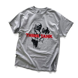 blur「THINK TANK」【BANKSY】ブラー　シンクタンク　バンクシー　Tシャツ　T-shirts 音楽Tシャツ　バンドTシャツ 【GILDAN Ultra Cotton 6.0 oz】American fit