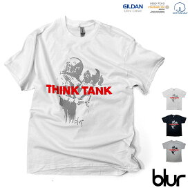 blur「THINK TANK」【BANKSY】ブラー　シンクタンク　バンクシー　Tシャツ　T-shirts 音楽Tシャツ　バンドTシャツ 【GILDAN Ultra Cotton 6.0 oz】American fit