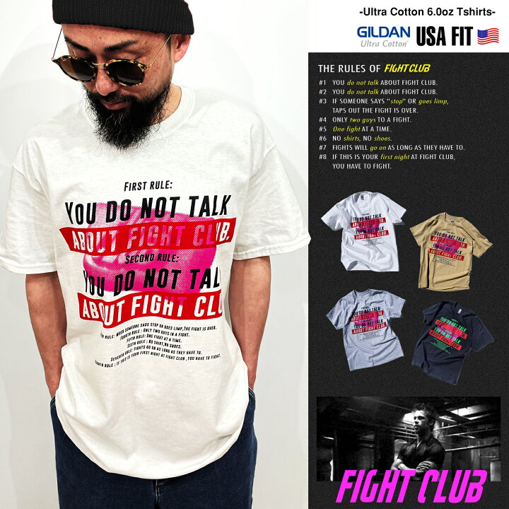 楽天市場】ファイトクラブ 「RULE」 FIGHTCLUB 映画Tシャツ 90s カルト 