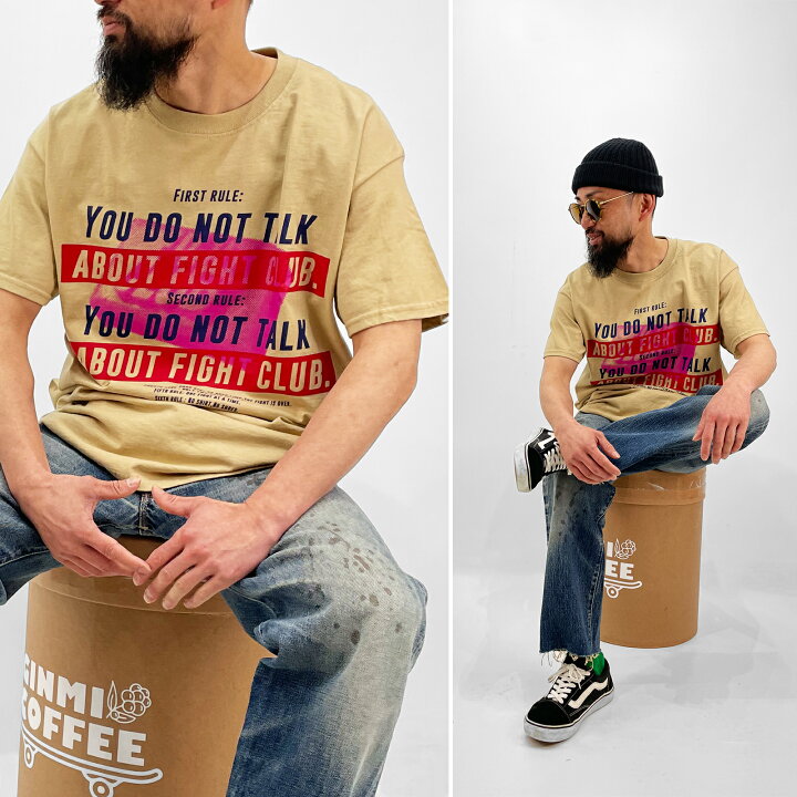 楽天市場】ファイトクラブ 「RULE」 FIGHTCLUB 映画Tシャツ 90s カルト 