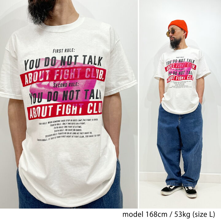 楽天市場】ファイトクラブ 「RULE」 FIGHTCLUB 映画Tシャツ 90s カルト 