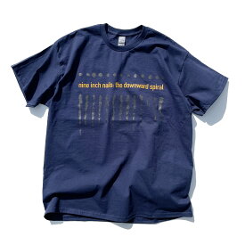 NINE INCH NAILS 「THE DOWNWARD SPIRAL 」「ナインインチネイルズ」 「ザ ダウンワードスパイラル」バンド Tシャツ USA企画【GILDAN Ultra Cotton 6.0 oz】American fit