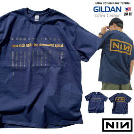 NINE INCH NAILS 「THE DOWNWARD SPIRAL 」「ナインインチネイルズ」 「ザ ダウンワードスパイラル」バンド Tシャツ USA企画【GILDAN Ultra Cotton 6.0 oz】American fit