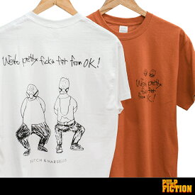 パルプフィクション ブッチとマーセルス「BUTCH & MARSELLUS」「PRETTY FUCKIN FAR FLOM OK」 PULP FICTION 映画Tシャツ