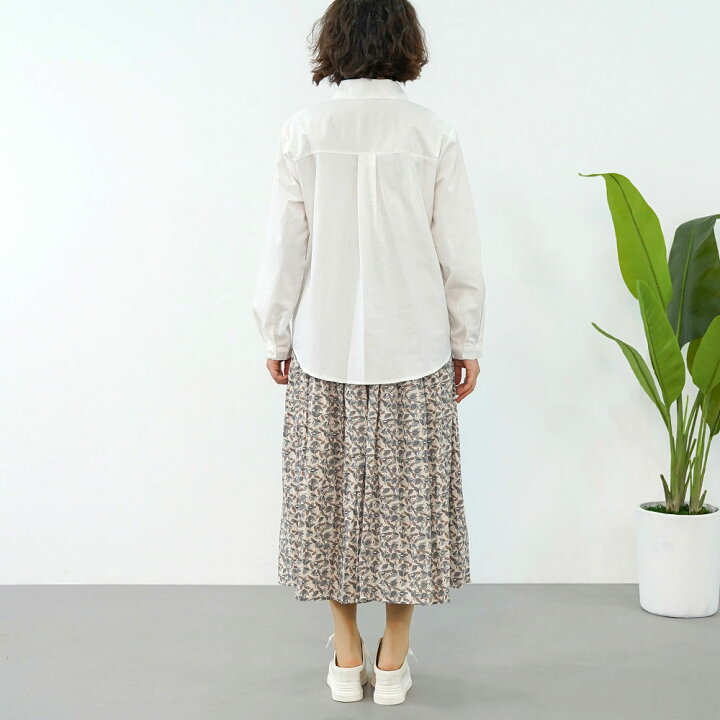 楽天市場】残りわずか！【SALE】小花柄 ロングティアードスカート 【2  