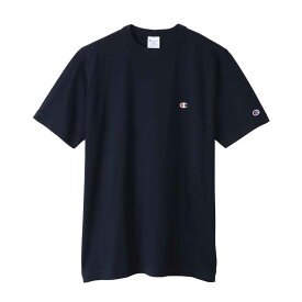 ★5%以上off★チャンピオン CHAMPION C3-X352 CASUAL WEAR HALF SLEEVE T-SH SHORT SLEEVE ネイビー 半袖 半そで Tシャツ ティーシャツ シャツ ワンポイント コットン シンプル 通勤 通学 練習 練習着 移動 移動着 部活 部活動 チーム 学校 スクール ラグビー バスケ