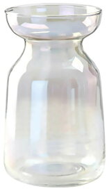 オーロラガラス 花瓶 フラワーベース おしゃれ 北欧 小さい 透明 かわいい インテリア シンプル モダン 韓国風雑貨 ドライフラワー 生け花 高さ15cm ガラス 韓国 可愛い 透明 丸 一輪挿し ドライフラワー 生け花 花器 ガラスボトル 高級 フラワーアレンジメント