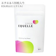 エクエル パウチ 120粒 1日分の目安4粒（エクオール 10mg） 1袋【2個購入でミニ洗顔ソープ付き】 送料無…