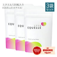 エクエル パウチ 120粒×3袋 大塚製薬 1日分の目安4粒（エクオール 10mg） エクオール 大豆イソフラボン …