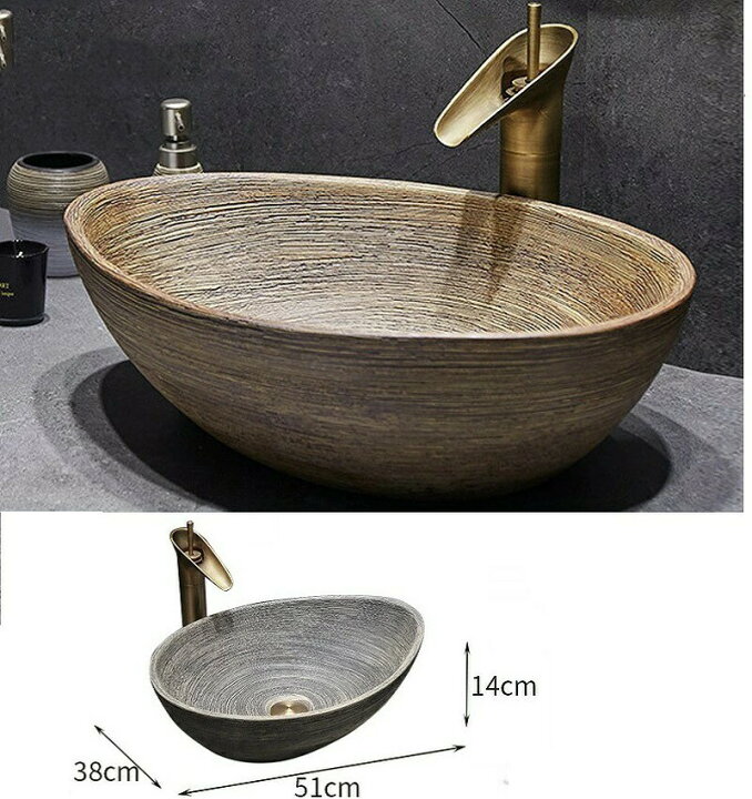 楽天市場】高級感溢れる☆美品 洗面ボウル アンティーク 北欧 陶器 