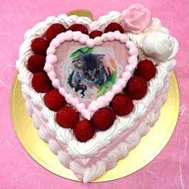 写真ケーキ　スイートハート　ケーキ　バースデーケーキ　お誕生日　パーティー　記念日　サプライズ　7号