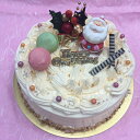 クリスマスデコレーションケーキ バタークリームケーキ5号
