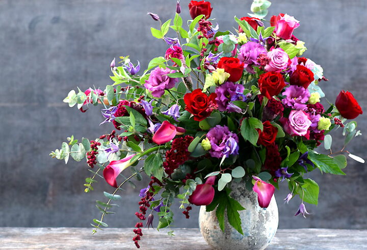 楽天市場 開店祝い 花 結婚祝い 季節のアレンジ フラワー 送別 お祝い 退職 発表会ギフト 祝い 結婚記念日 送料無料 ラフィネ 誕生日プレゼント ギフト 結婚記念日 結婚 祝い プリティ マーメイド