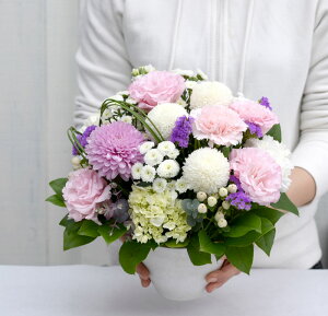 【クール便】お供え花お供え「なごみ-nagomi−」アレンジメントお供え彼岸花命日お供え送料無料