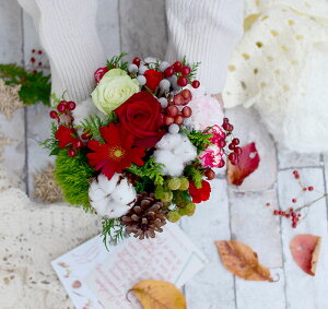 花フラワーギフト誕生日結婚祝い送別定年退職転勤お礼歓送迎アレンジメント「ア・ラ・モード」女性送料無料母ハロウィン