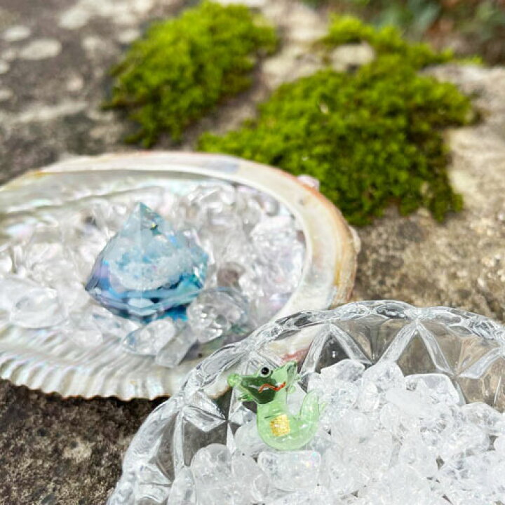 楽天市場】盛り塩 龍神のすず 青龍 盛り塩 1個 と 金沢の金箔入り龍神 