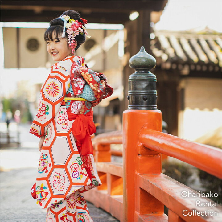 楽天市場】七五三 着物 レンタル 7歳 フルセット アンティーク 正絹 