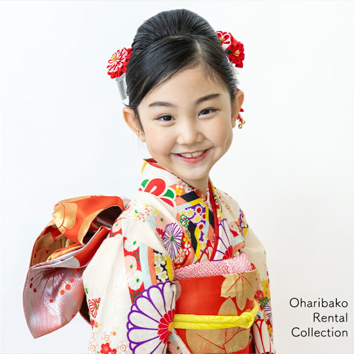 楽天市場】七五三 着物 レンタル 7歳 フルセット アンティーク 正絹 
