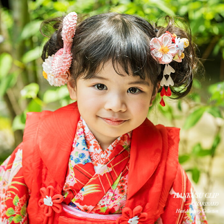 つまみ細工 髪飾り 簪 成人式・七五三・着物・卒業式・袴（七五三 髪  