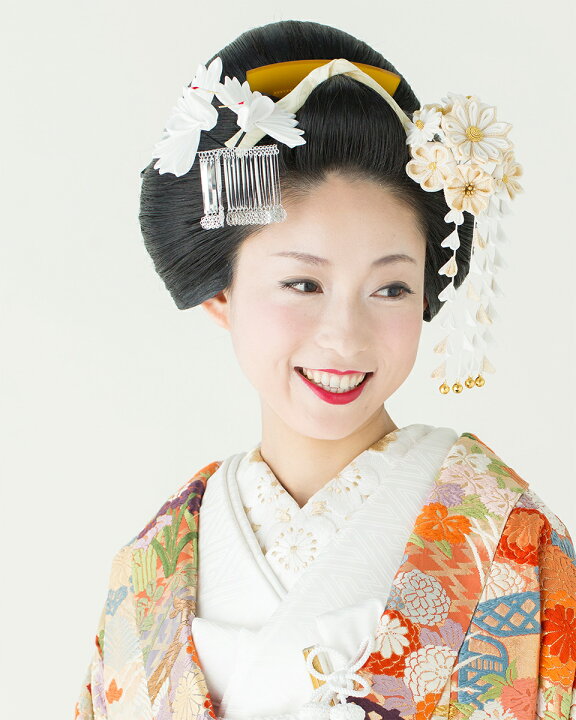 楽天市場】夫婦鶴 珊瑚ビラかんざし【ブライダル】【花嫁】【和婚 