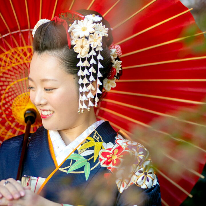 楽天市場】金ちらし花束かんざし【桐箱付】 ブライダル 花嫁 和婚 