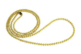 アコヤ真珠 ロング ネックレス 5.5-6.0mm 120cm ゴールド あこや 本真珠 真珠 あこや真珠 パール ロングネックレス ギフト プレゼント フォーマル カジュアル