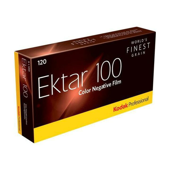 楽天市場】Kodak カラーネガフィルム エクター100 120 5本パック 