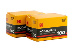 Eastman Kodak �J���[�l�K�t�B���� Kodacolor 100 35mm 36���B 2�{�Z�b�g