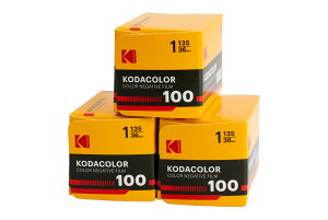 Eastman Kodak �J���[�l�K�t�B���� Kodacolor 100 35mm 36���B 3�{�Z�b�g