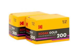 Eastman Kodak �J���[�l�K�t�B���� GOLD 200 35mm 36���B 2�{�Z�b�g