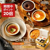 【2個セット】オハヨー乳業 ブリュレ アイス ギフト アイスクリーム 詰め合わせ 8個入 BRULEE [ミルク2個…