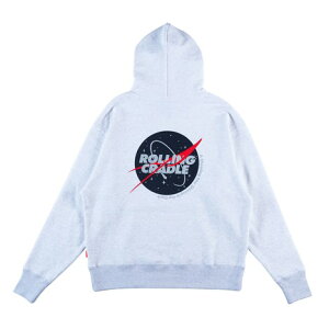 �y ROLLING CRADLE / RLCR HOODIE / ASH �z���[�����O�N���C�h�� �����N�� �p�[�J�[ �t�[�f�B �A�b�V�� �O���[ �D