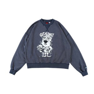 �y ROLLING CRADLE / CREAM NERVOUS CREWNECK / NAVY �z���[�����O�N���C�h�� �����N�� �X�E�F�b�g �g���[�i�[ �N���[�l�b�N �P�~�J���E�H�b�V�� �l�C�r�[ ��