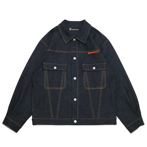 �y SABBAT13 / SPOOK TRUCKER JKT / NAVY �z �T�o�g�T�[�e�B�[�� �T�o�g13 �A�E�^�[ �g���b�J�[ �W���P�b�g �f�j�� �X�g���b�` �l�C�r�[ �C���f�B�S �u���[ ��