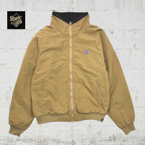 �y RIVER SIDE CULTURE / FLEECE LINING TRACKER JACKET / BEIGE×BLACK �z���o�[�T�C�h�J���`���[ �W���P�b�g �A�E�^�[ �u���]�� �i�C���� �t���[�X �������H �x�[�W��