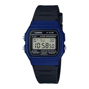 �y CASIO / STANDARD(F-91WM-2AJH) / NAVY×BLACK �z �J�V�I �r���v �`�[�v�J�V�I �`�v�J�V �E�H�b�` �f�W�^�� �h�� �y��